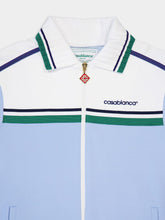 Casablanca Light Blue Piqué Track Jacket