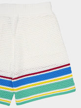 Casablanca Crochet Tennis Shorts
