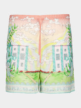 Casablanca Vase Linen Shorts