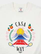 Casablanca White Casa Way Mountain Print Sweatshirt