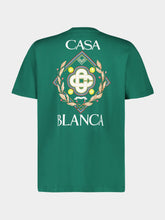 Casablanca Green Championship Diamond Print T-Shirt