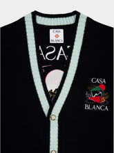 Casablanca Black Casa Mountain Temple Cardigan