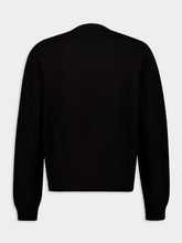 Casablanca Black Cotton Embroidered Mushroom Jumper