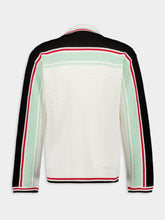 Casablanca Cotton Tennis Crochet Shacket in Multicolour