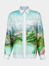 Casablanca Dalmatian à la Montagne Silk Twill Shirt