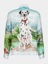 Casablanca Dalmatian à la Montagne Silk Twill Shirt