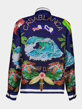 Casablanca Surf Club Midnight Silk Shirt