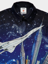 Casablanca Vol de Nuit Silk Twill Shirt