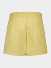 Casablanca Yellow Monogram Drawstring Cotton Shorts