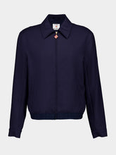 Casablanca Navy Wool Sports Tailoring Jacket
