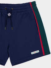 Casablanca Blue Colourblock Sweatshorts