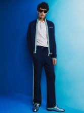 Casablanca Navy Knit Tennis Track Top