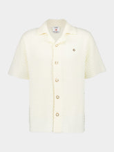 Casablanca White Textured Knitted Shirt