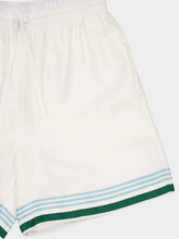 Casablanca White Metaphysical Tennis Icon Shorts