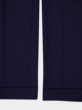 Casablanca Navy Wool Tailored Pleated Trousers