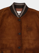 Miu Miu Brandy Suede Blouson Jacket
