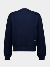 Bode Navy Double-Breasted Cardigan