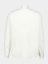 Bode White Monogrammed Poplin Shirt