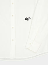 Bode White Monogrammed Poplin Shirt