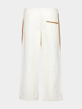 Bode White Baseball Pajama Pants