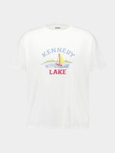 Bode Cream Kennedy Lake T-Shirt