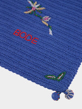 Bode Blue Laurel Crochet Tote