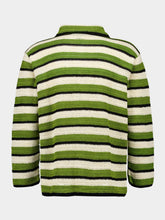Bode Striped Weedy Crochet Shirt