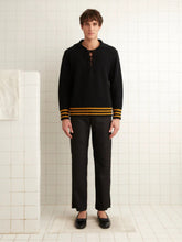 Bode Black Deck Stripe Sweater
