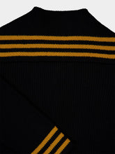 Bode Black Deck Stripe Sweater