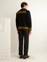 Bode Black Deck Stripe Sweater