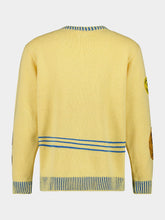 Bode Yellow Jockey Hand-Loomed Sweater