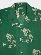 Bode Green Football Silhouette Short Sleeve Shirt