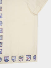 Bode Ecru Ski Season Short Sleeve Shirt