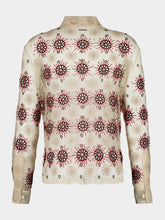 Bode Solarium Vintage Long Sleeve Shirt