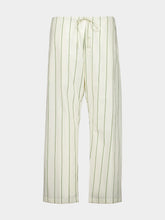 Bode Celery Stripe Pajama Pants