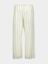 Bode Celery Stripe Pajama Pants