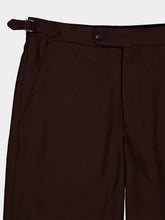Bode Brown Bramble Side-Buckle Trousers