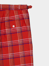 Bode Red Gable Plaid Trousers