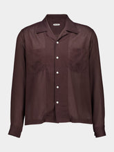 Bode Brown Voile Long Sleeve Shirt