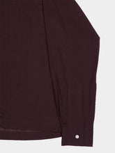 Bode Brown Voile Long Sleeve Shirt