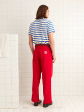 Bode Red Spring Twill Knolly Brook Trousers