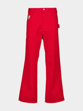 Bode Red Spring Twill Knolly Brook Trousers