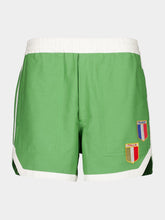 Bode Green Euro Gym Shorts