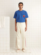 Bode Blue Crest Pocket T-Shirt