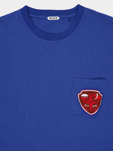 Bode Blue Crest Pocket T-Shirt