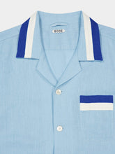 Bode Blue Seedling Stripe Shirt