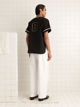 Bode Black Baseball Shirt