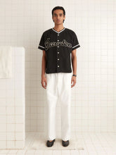 Bode Black Baseball Shirt