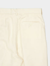 Bode Cream Slub Weave Trousers