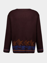 Bode Brown Fish School Sweater